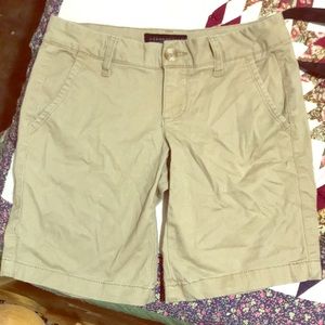 Tan Bermuda shorts